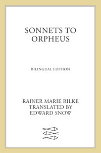 cover of the book Sonnets to Orpheus