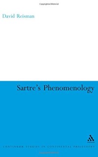 cover of the book Sartre's phenomenology