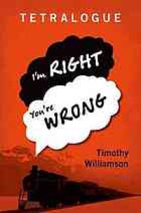 cover of the book Tetralogue : I'm right, you're wrong