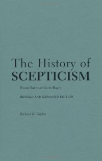 cover of the book The history of scepticism : from Savonarola to Bayle