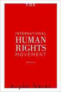 cover of the book The international human rights movement : a history