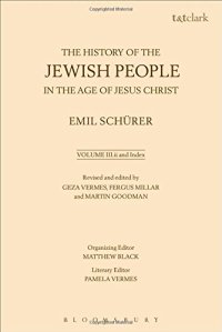 cover of the book The History of the Jewish People in the Age of Jesus Christ: Volume 3.ii and Index