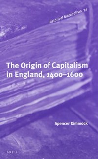 cover of the book The Origin of capitalism in England, 1400-1600