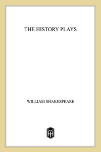 cover of the book The history plays