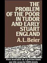 cover of the book Problem of the Poor in Tudor and Early Stuart England