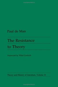 cover of the book The resistance to theory