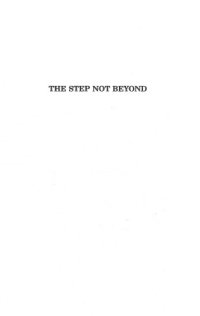 cover of the book The step not beyond