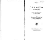 cover of the book Paul Valéry : an anthology