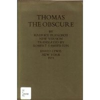 cover of the book Thomas the obscure