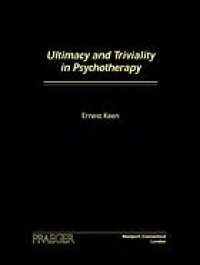 cover of the book Ultimacy and triviality in psychotherapy