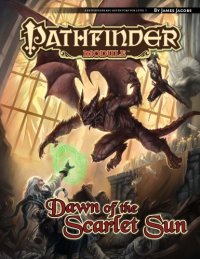 cover of the book Pathfinder Module: Dawn of the Scarlet Sun