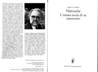 cover of the book Nietzsche. L'umana storia di un superuomo