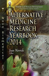 cover of the book Alternative Medicine Research Yearbook 2014