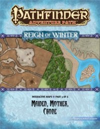 cover of the book Pathfinder Adventure Path #69: Maiden, Mother, Crone (Reign of Winter 3 of 6) Interactive Maps