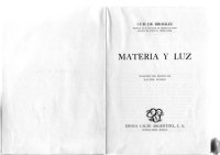 cover of the book Materia y luz