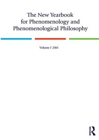 cover of the book The new yearbook for phenomenology and phenomenological philosophy. Volume I, 2001