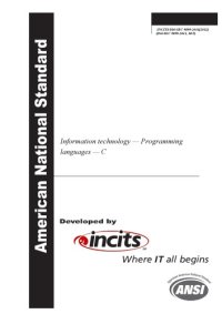 cover of the book C11 – ISO/IEC 9899:2011