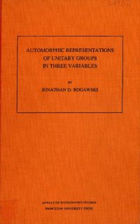 cover of the book Automorphic Representation of Unitary Groups in Three Variables