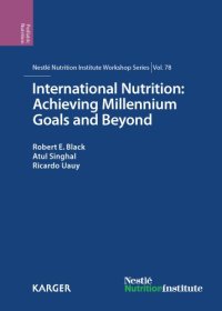 cover of the book International Nutrition: Achieving Millennium Goals and Beyond: 78th Nestlé Nutrition Institute Workshop, Muscat, March 2013