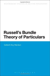 cover of the book Bertrand Russell's Bundle Theory of Particulars