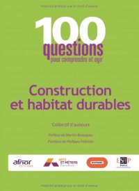 cover of the book Construction et habitat durables