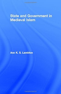 cover of the book State and Government in Medieval Islam