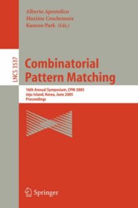 cover of the book Combinatorial Pattern Matching: Third Annual Symposium Tucson, Arizona, USA, April 29–May 1, 1992 Proceedings