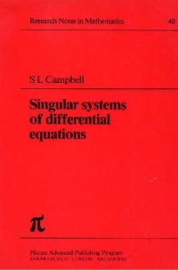 cover of the book Singular systems of differential equations