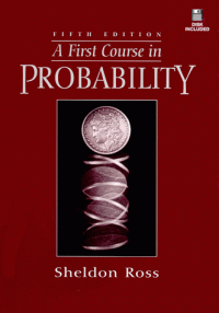 cover of the book A first course in probability