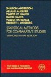 cover of the book Statistical methods for comparative studies: Techniques for bias reduction