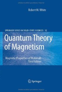 cover of the book Quantum theory of magnetism: magnetic properties of materials