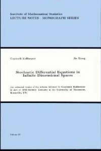 cover of the book Stochastic differential equations in infinite dimensional spaces