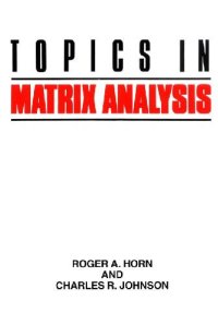 cover of the book Topics in matrix analysis