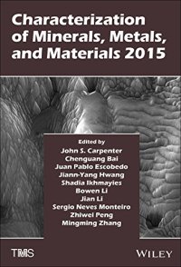 cover of the book Characterization of Minerals, Metals, and Materials 2015