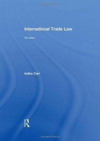 cover of the book International Trade Law