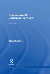 cover of the book Commonwealth Caribbean Tort Law