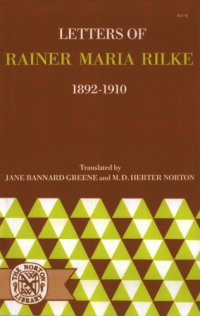 cover of the book Letters of Rainer Maria Rilke, 1892-1910