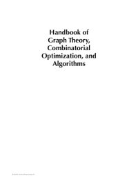 cover of the book Handbook of graph theory, combinatorial optimization, and algorithms