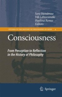 cover of the book Consciousness : from perception to reflection in the history of philosophy