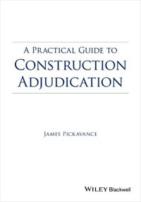 cover of the book A Practical Guide to Construction Adjudication