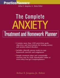 cover of the book The Complete Anxiety Treatment and Homework Planner