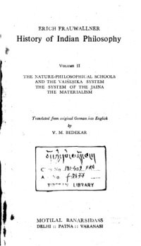 cover of the book History of Indian philosophy