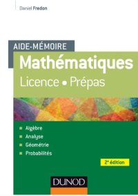 cover of the book Mathématiques : licence, prépa