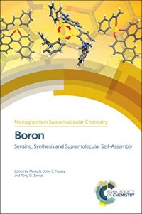 cover of the book Boron : sensing, synthessis and supramolecular self-assembly