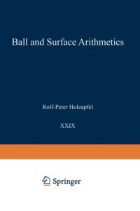 cover of the book Ball and Surface Arithmetics