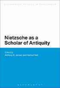 cover of the book Nietzsche as a scholar of antiquity