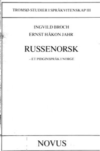 cover of the book Russenorsk – et pidginspråk i Norge