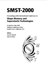 cover of the book SMST-2000  Proceedings of the International Conference on Shape Memory and Superelastic Technologies : 30 April to 4 May 2000, Asilomar Conference Center, Pacific Grove, California, USA