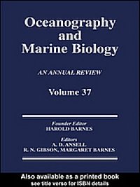 cover of the book Oceanography and marine biology : an annual review. Vol. 37