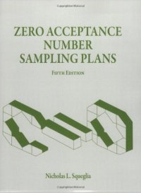 cover of the book Zero Acceptance Number Sampling Plans, Fifth Edition